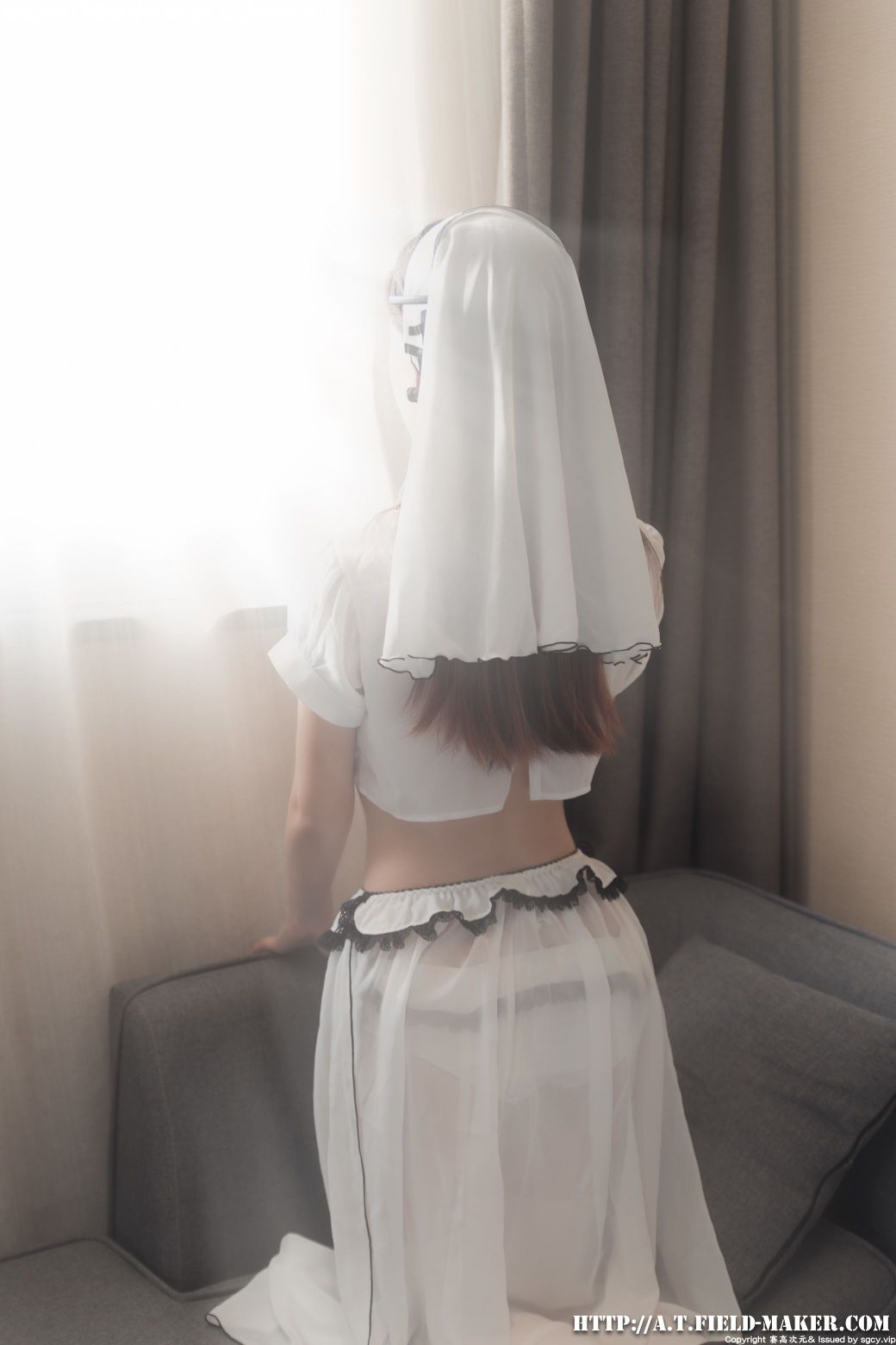 [Atfmaker] Tsubaki   White Nun ホワイトシスター(白修女) [63P] - 写真摄影作品集封面，共63张照片