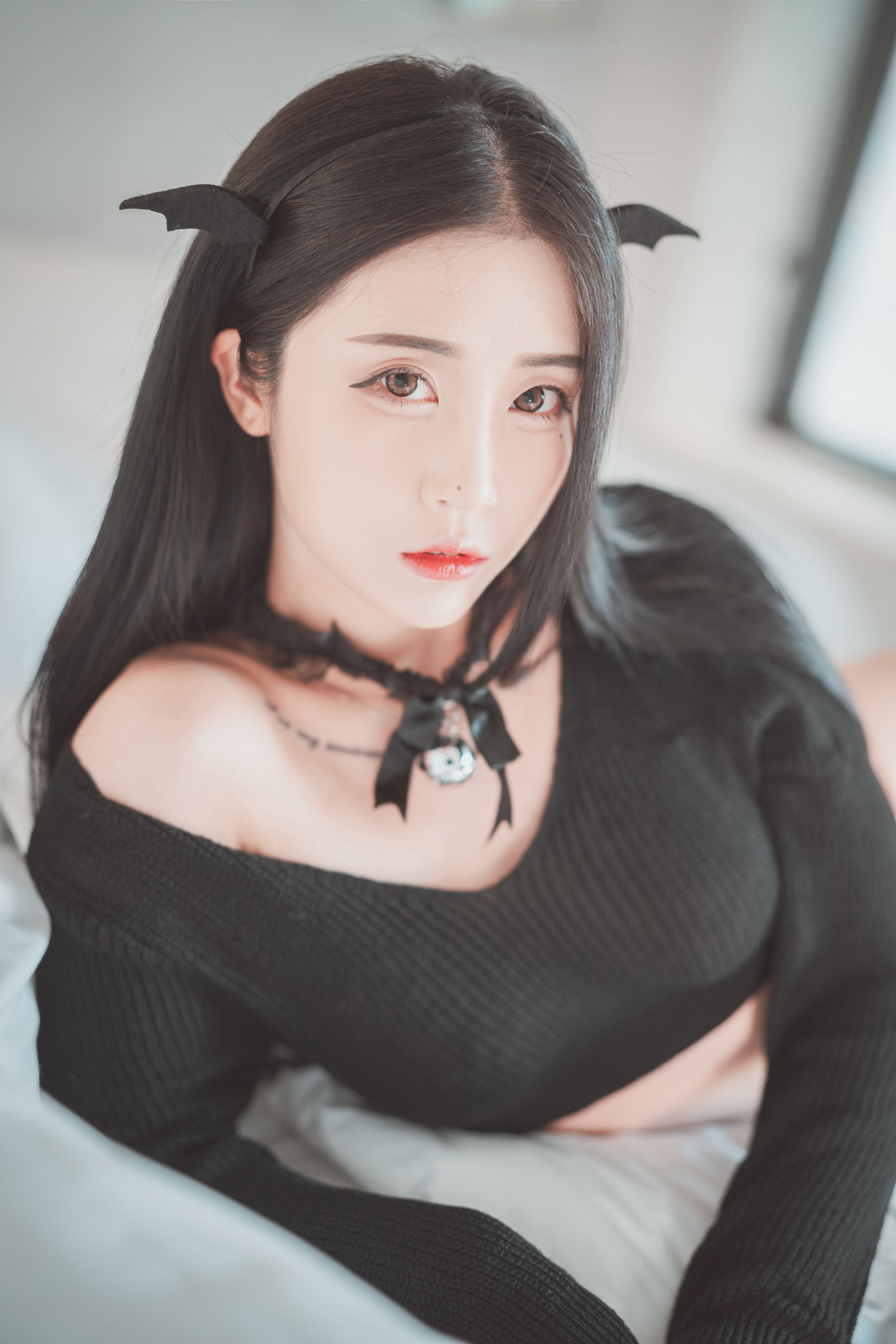[DJAWA] Bomi - Bomistry #2 写真套图 黑丝兔兔女仆&小恶魔 - 写真摄影作品第44张照片，1b80688ee7470d10b0efa