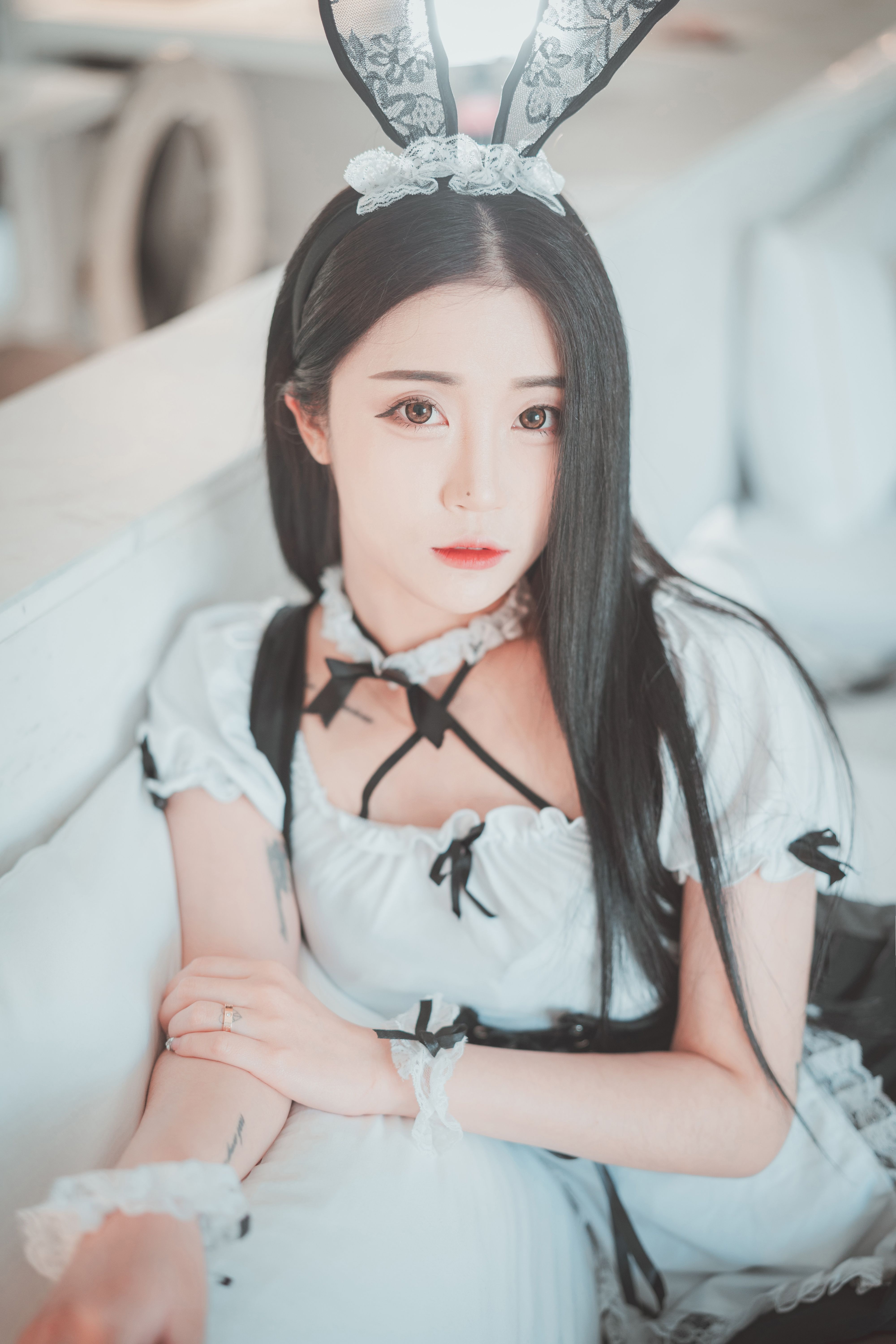 [DJAWA] Bomi - Bomistry #2 写真套图 黑丝兔兔女仆&小恶魔 - 写真摄影作品第40张照片，27c2032a9909192a090f0