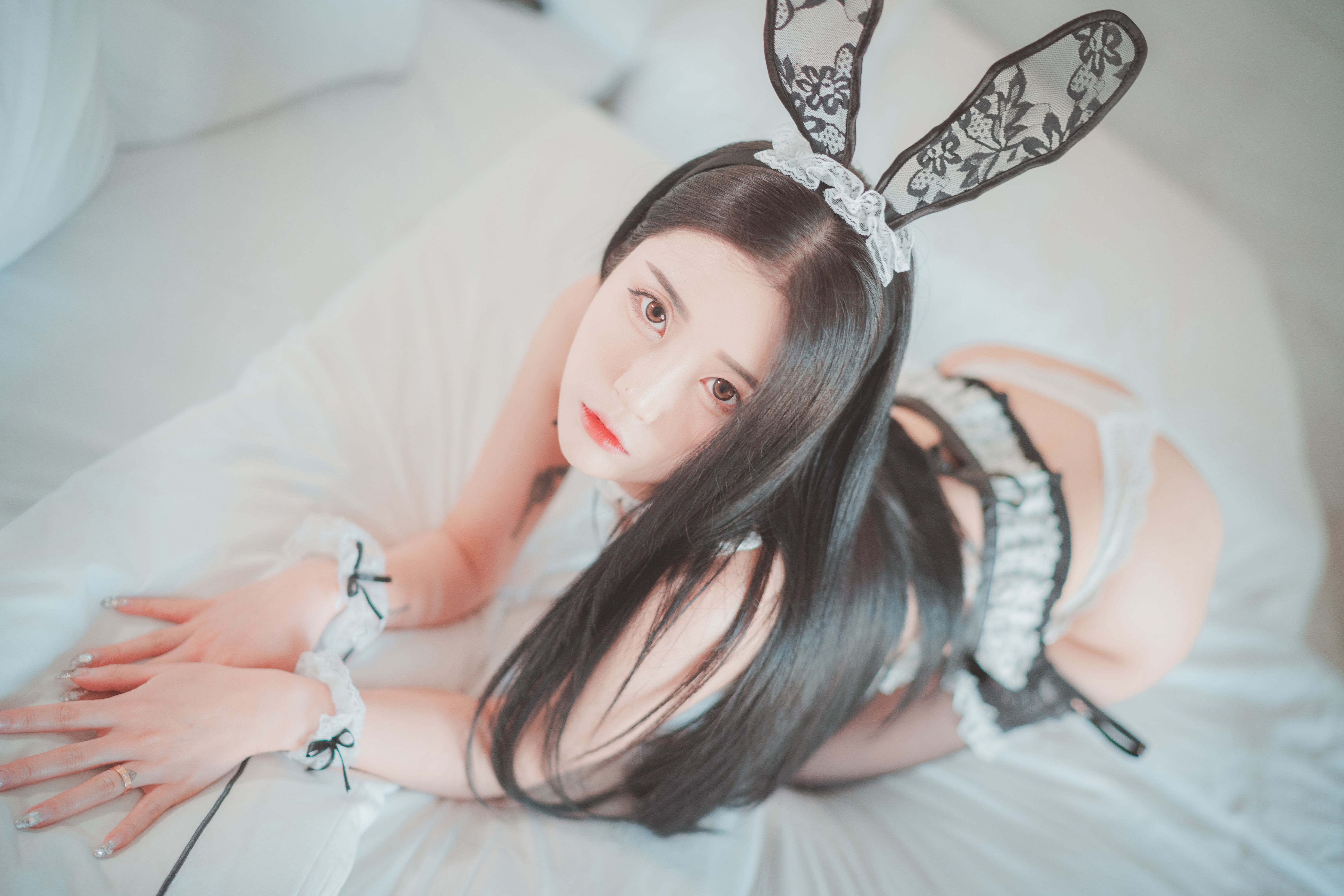 [DJAWA] Bomi - Bomistry #2 写真套图 黑丝兔兔女仆&小恶魔 - 写真摄影作品第22张照片，adbc2908b70978397feaf