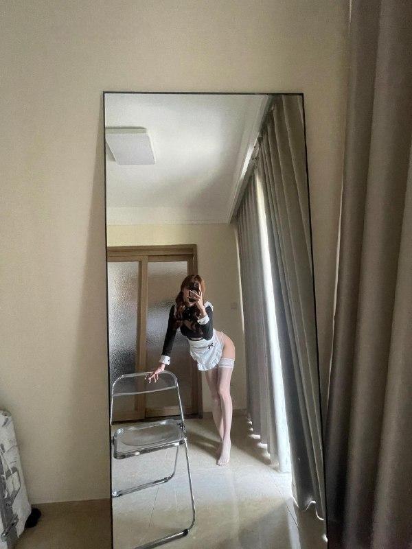 抖音4W粉 #兔子吃饱了吗 微密圈No.009期 蕾丝边女仆围裙【12P】 - 写真摄影作品第31张照片，photo 136675