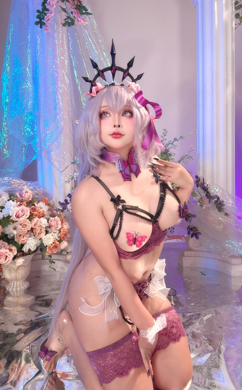#Sayo Momo   崩坏：星穹铁道 遐蝶 标签🏷#御姐 #巨乳 #全裸 - 写真摄影作品第19张照片，photo 43298