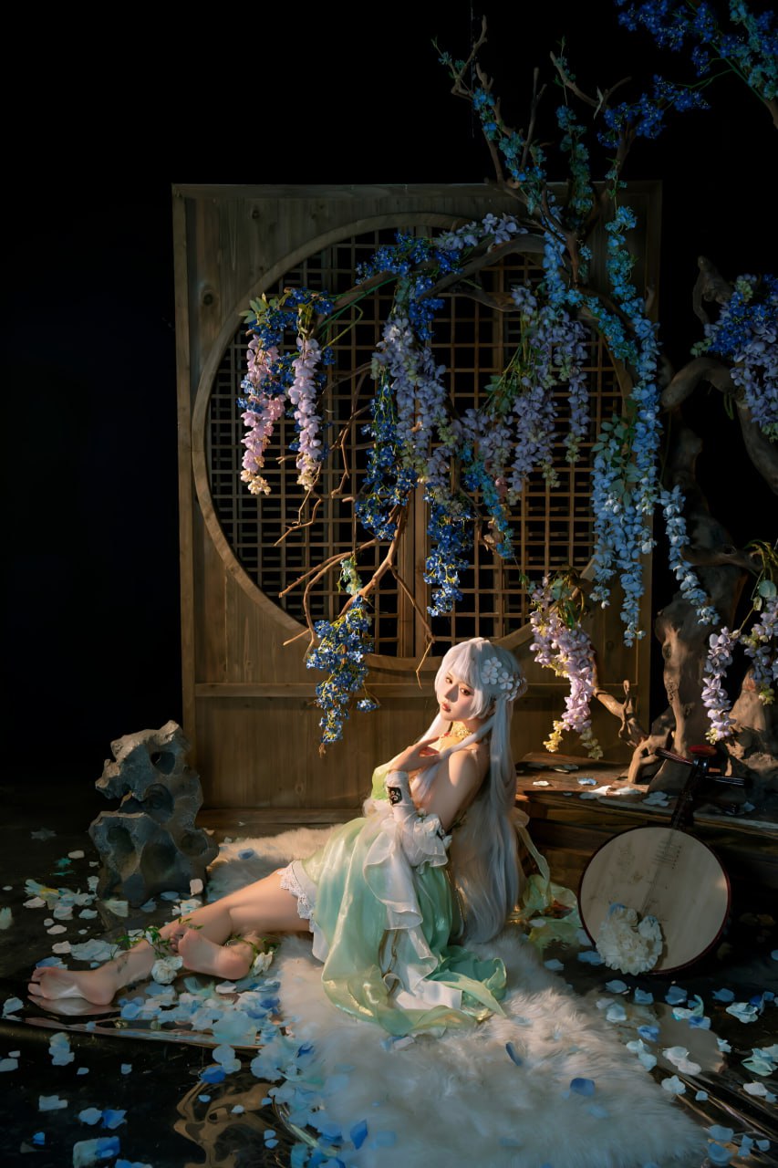 #七月喵子   永劫无间 殷紫萍 标签🏷#唯美 #巨乳 #Cosplay - 写真摄影作品第37张照片，photo 43151