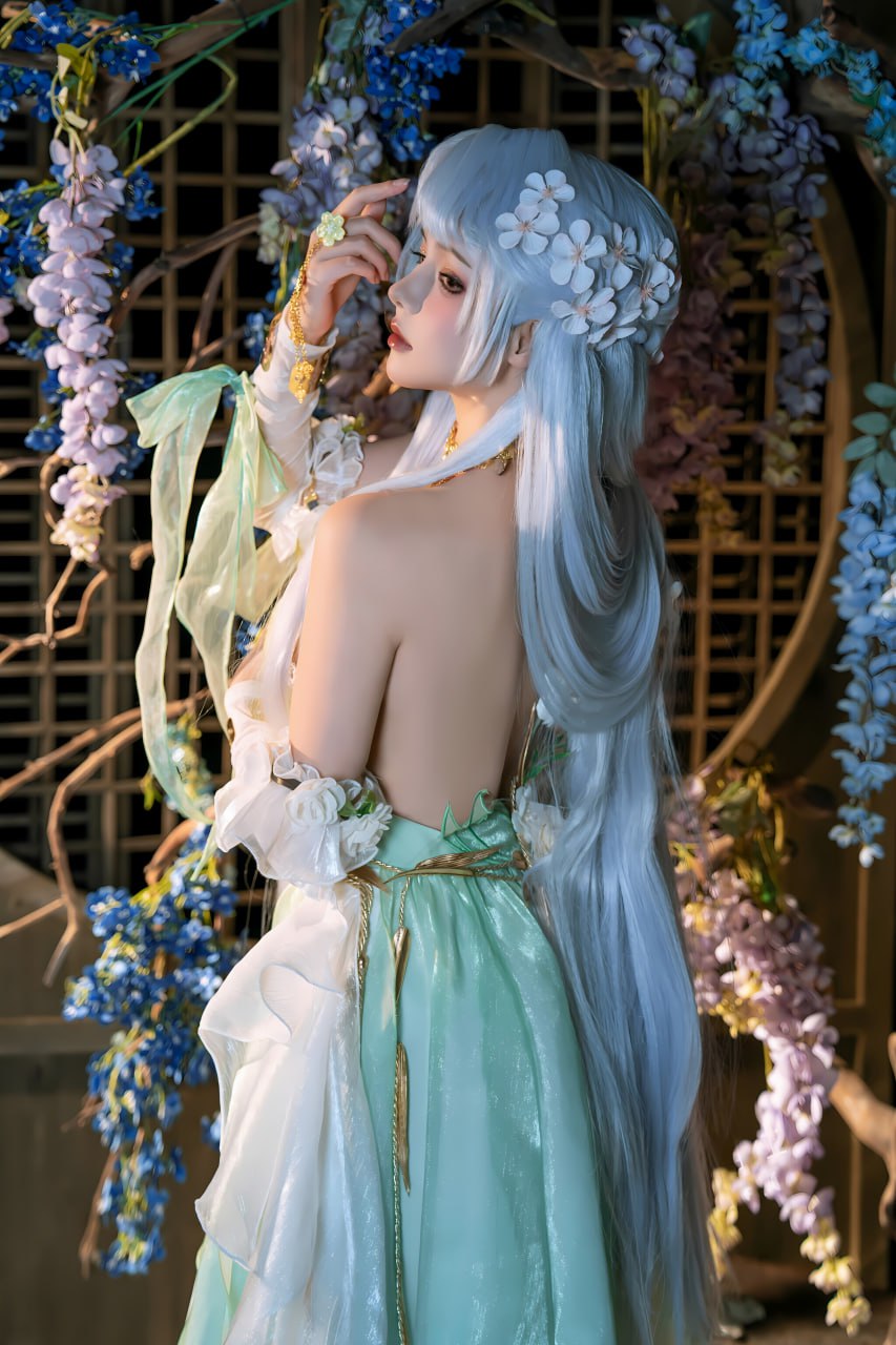 #七月喵子   永劫无间 殷紫萍 标签🏷#唯美 #巨乳 #Cosplay - 写真摄影作品第34张照片，photo 43154