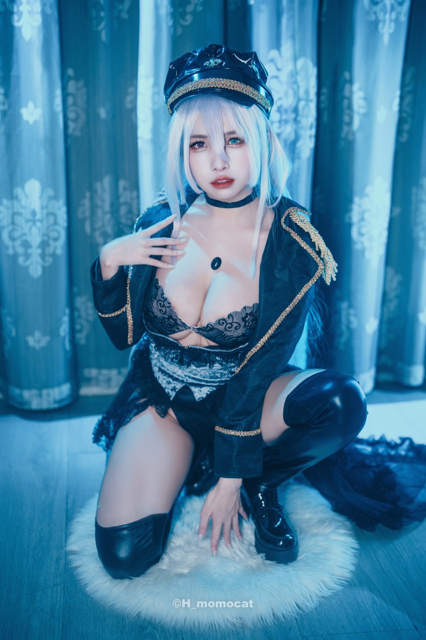 #慕慕Momo   更衣人偶坠入爱河 Black Lobelia 标签🏷#白虎 #巨乳 #福利姬 - 写真摄影作品第71张照片，photo 43193