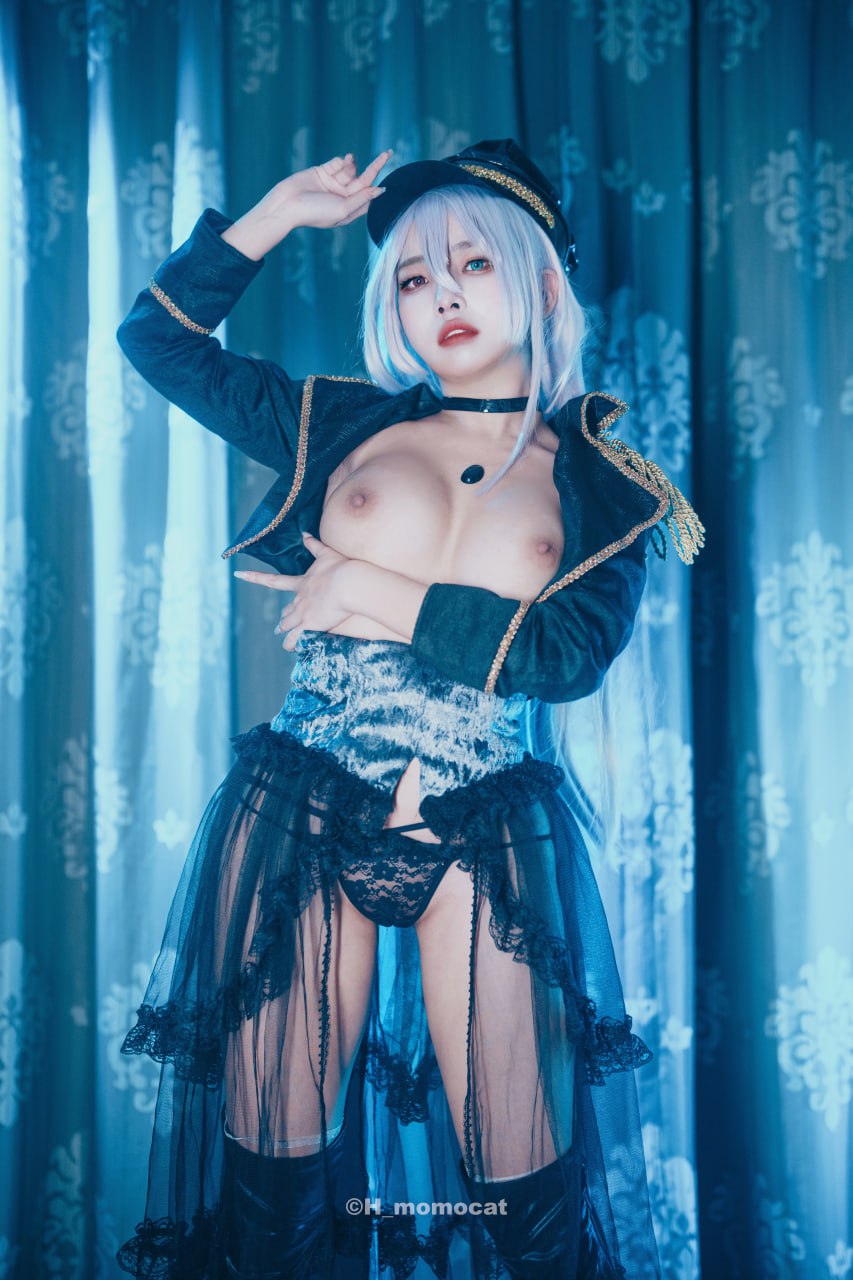 #慕慕Momo   更衣人偶坠入爱河 Black Lobelia 标签🏷#白虎 #巨乳 #福利姬 - 写真摄影作品第61张照片，photo 43201