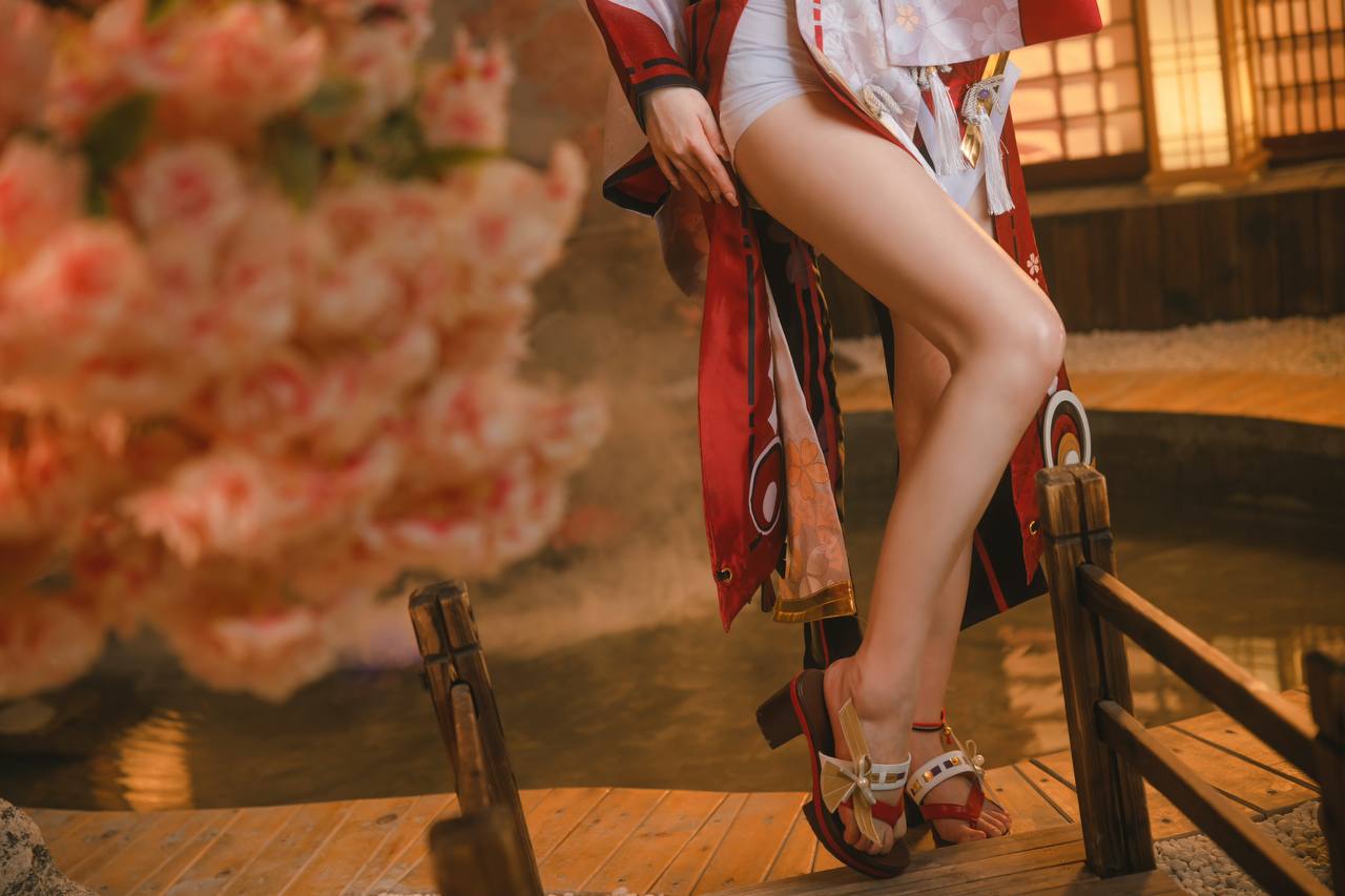 #蛋黄Mayo No.001 – 八重神子 [34P 209Mb] 标签🏷️#Cosplay #爆乳 #裸足 - 写真摄影作品第60张照片，photo 28400