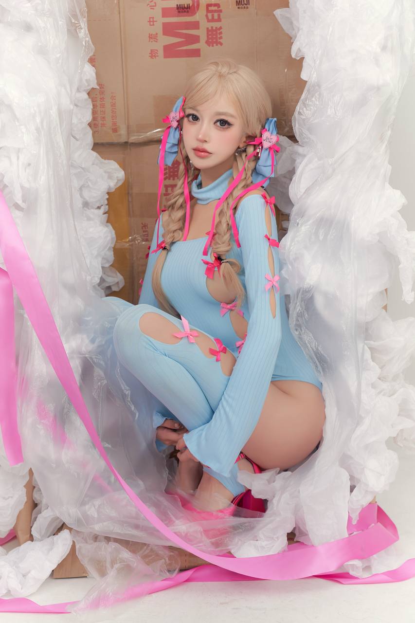 #过期米线线喵 No.164 – 异世界玩偶 [56P 796Mb] 标签🏷️#蕾丝 #爆乳 #肥鲍 - 写真摄影作品第33张照片，photo 28544