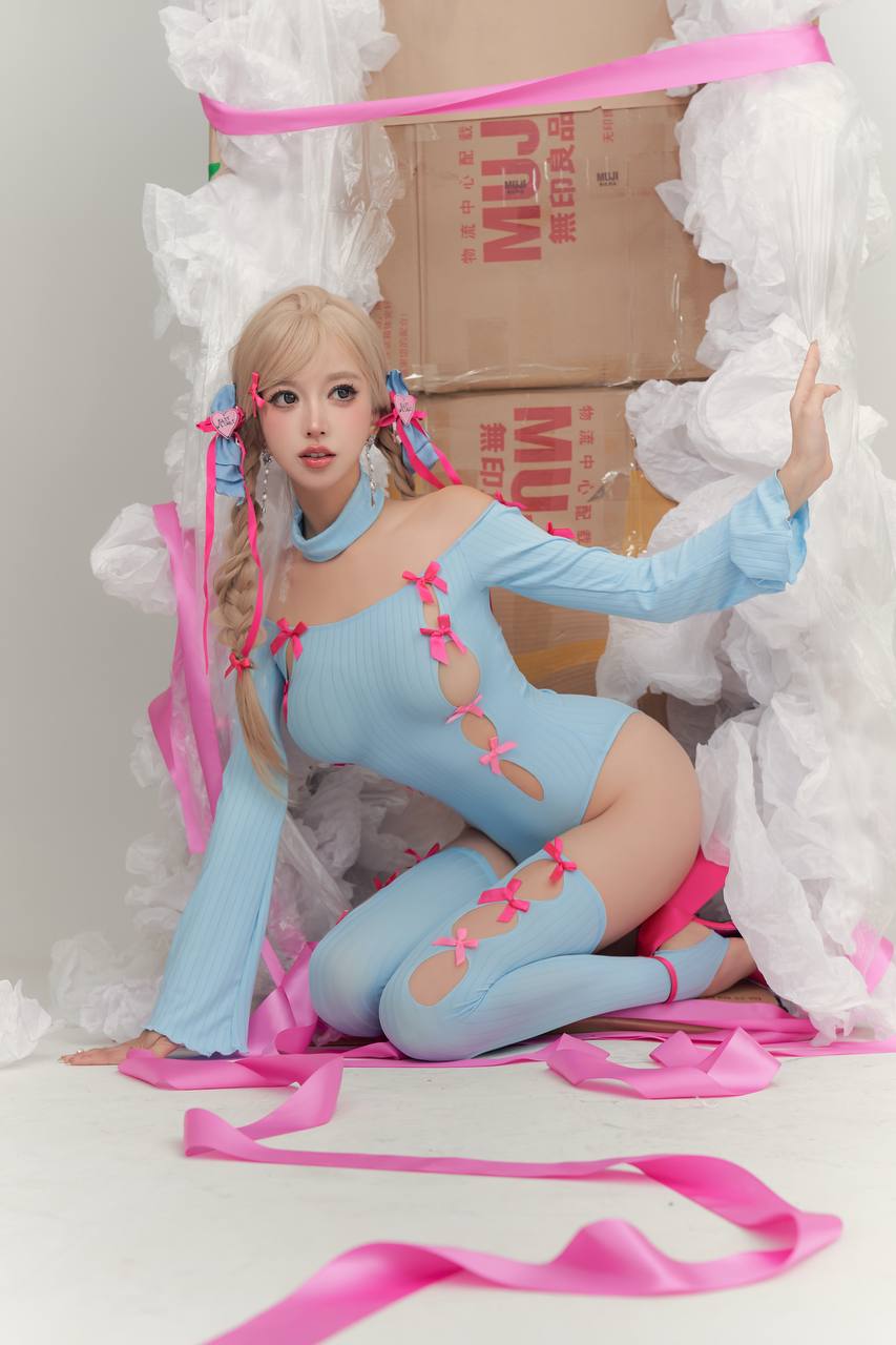 #过期米线线喵 No.164 – 异世界玩偶 [56P 796Mb] 标签🏷️#蕾丝 #爆乳 #肥鲍 - 写真摄影作品第32张照片，photo 28545