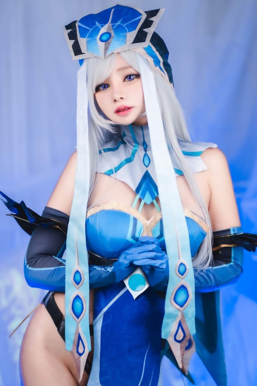 #Meenfox   原神 申鹤 愚人众·藏镜仕女 标签🏷#粉嫩 #白虎 #黑丝 - 写真摄影作品第27张照片，photo 43976