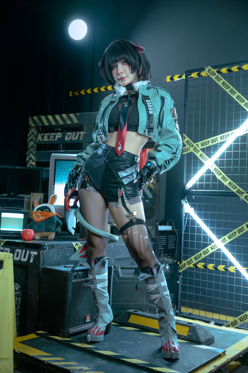 #Umeko J   绝区零 简 标签🏷#御姐 #巨乳 #Cosplay - 写真摄影作品第130张照片，photo 43662