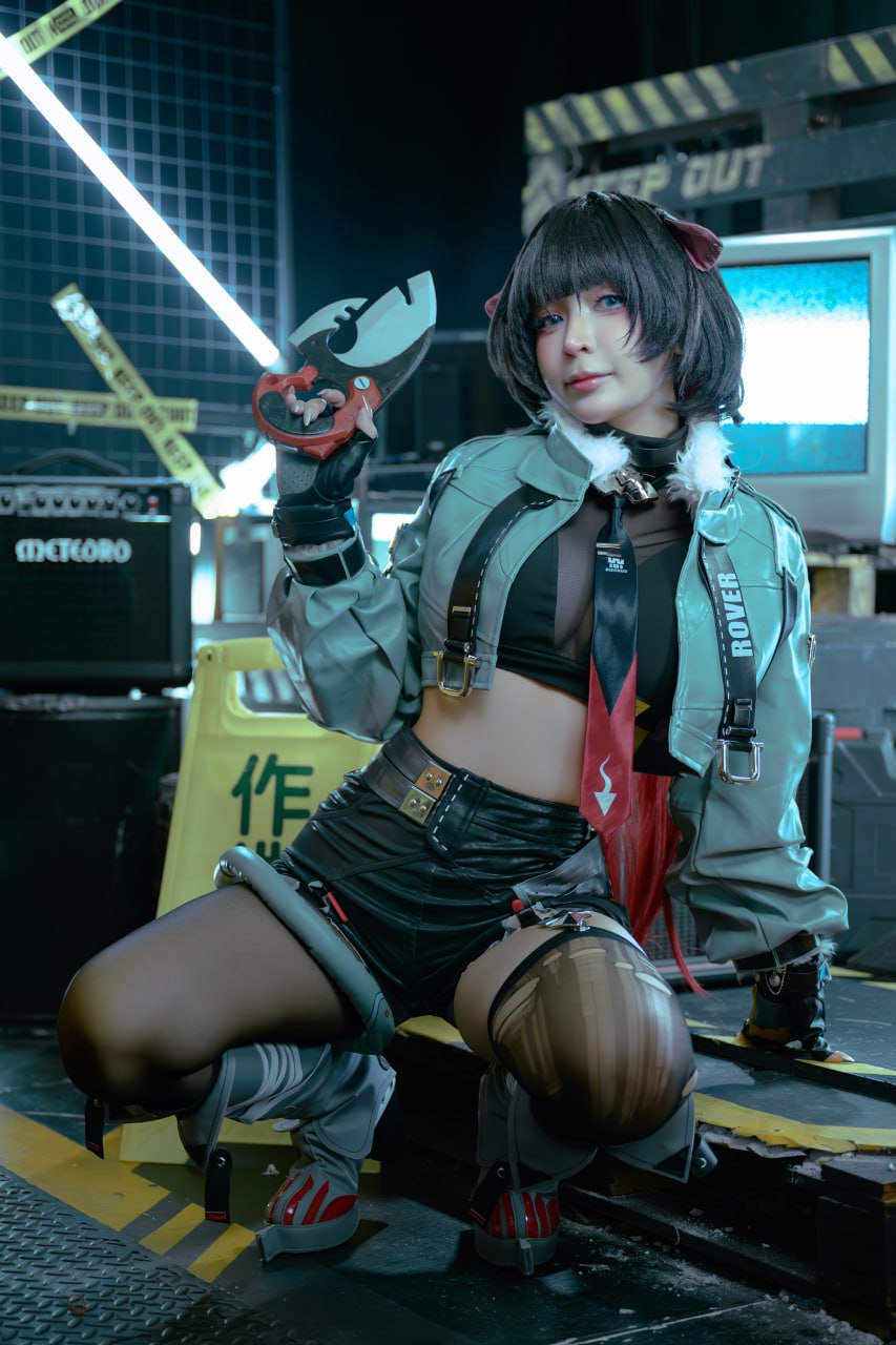 #Umeko J   绝区零 简 标签🏷#御姐 #巨乳 #Cosplay - 写真摄影作品第128张照片，photo 43663