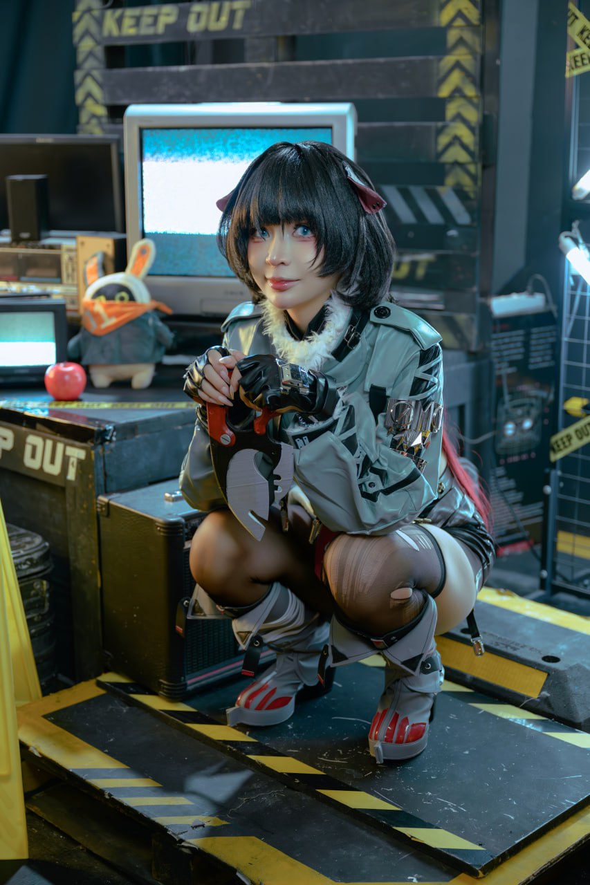 #Umeko J   绝区零 简 标签🏷#御姐 #巨乳 #Cosplay - 写真摄影作品第129张照片，photo 43664