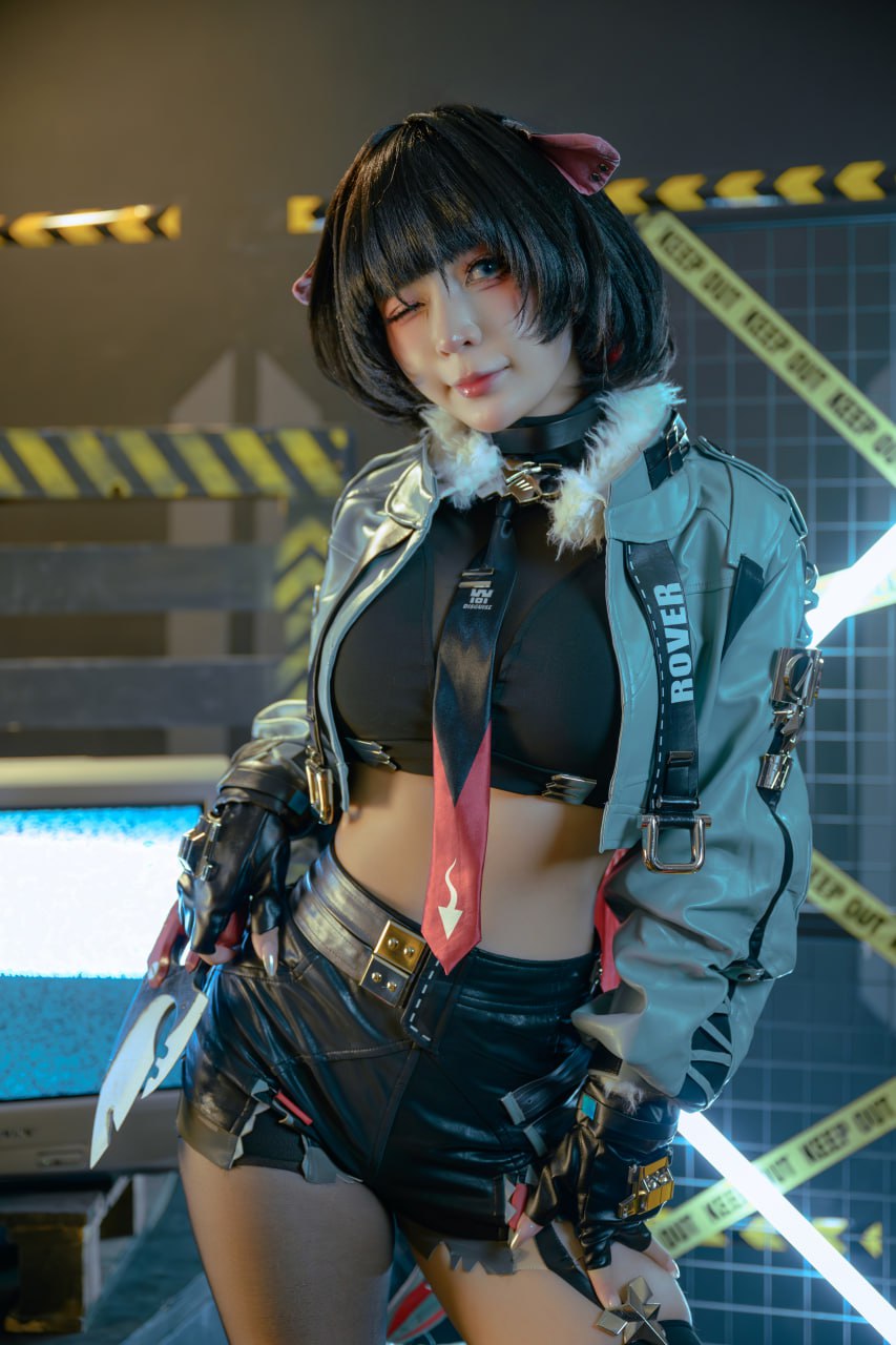 #Umeko J   绝区零 简 标签🏷#御姐 #巨乳 #Cosplay - 写真摄影作品第126张照片，photo 43665