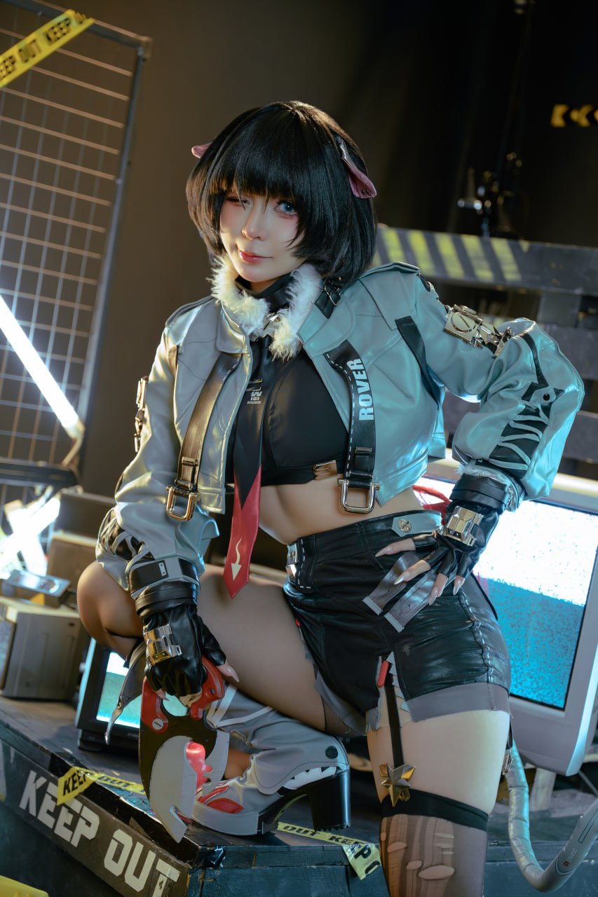 #Umeko J   绝区零 简 标签🏷#御姐 #巨乳 #Cosplay - 写真摄影作品第124张照片，photo 43667