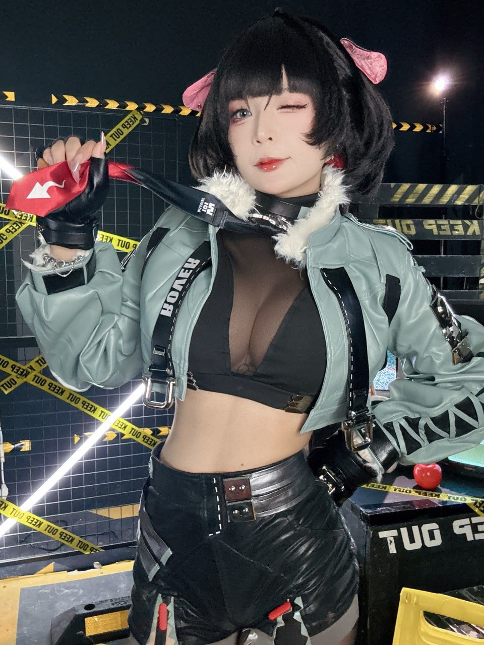 #Umeko J   绝区零 简 标签🏷#御姐 #巨乳 #Cosplay - 写真摄影作品第102张照片，photo 43690