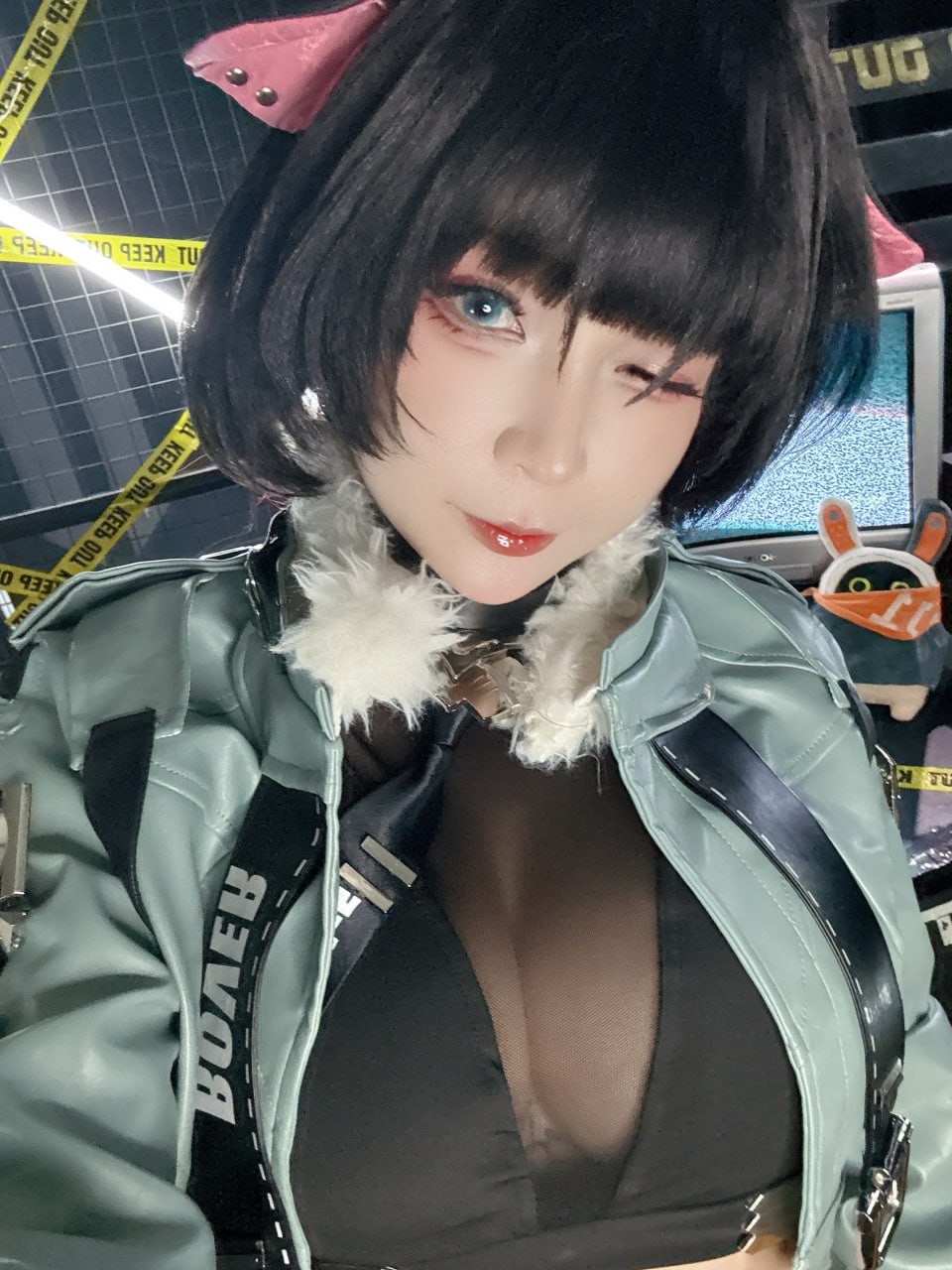 #Umeko J   绝区零 简 标签🏷#御姐 #巨乳 #Cosplay - 写真摄影作品第101张照片，photo 43691