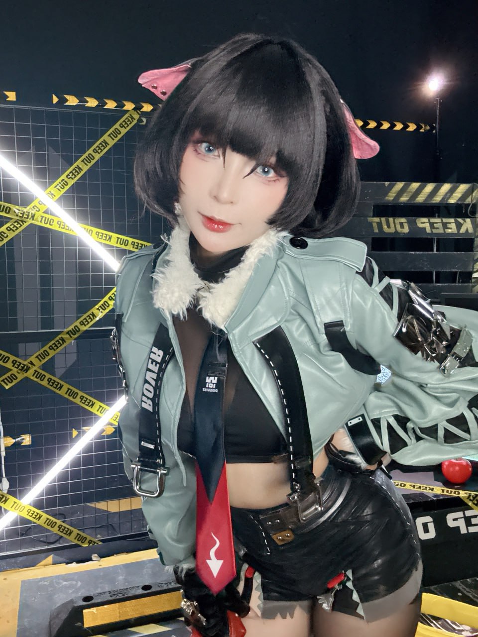 #Umeko J   绝区零 简 标签🏷#御姐 #巨乳 #Cosplay - 写真摄影作品第64张照片，photo 43747