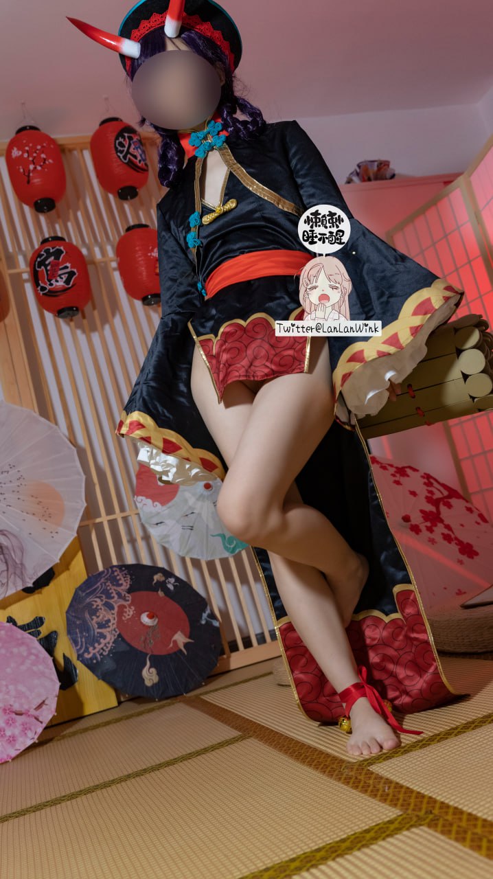 #懒懒睡不醒   Fategrand Order 酒吞童子 标签🏷#贫乳 #白虎 #粉嫩 - 写真摄影作品第82张照片，photo 43518