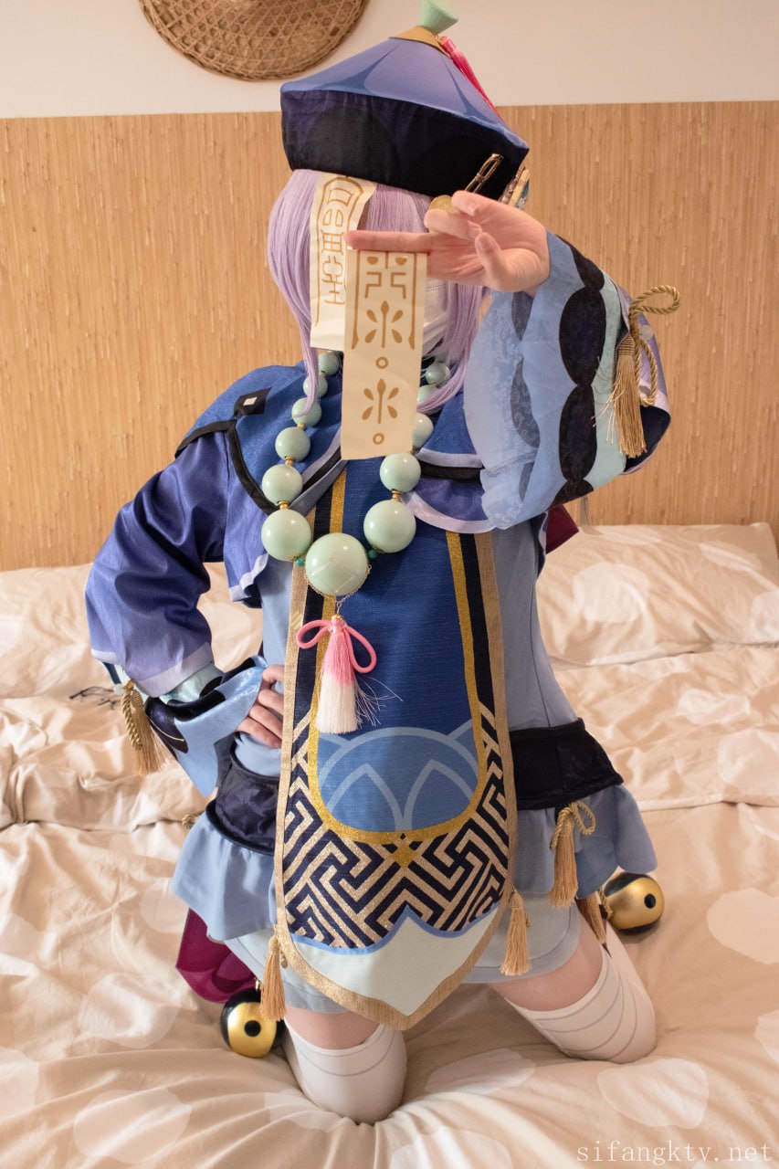 #猫屋少女   原神 七七 标签🏷#萝莉 #白虎 #福利姬 - 写真摄影作品第62张照片，photo 44145