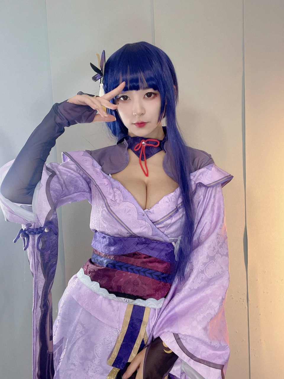 抖音14W粉 #羊小雪 微密圈No.28期 雷电将军【16P+4V】 - 写真摄影作品第59张照片，photo 136935