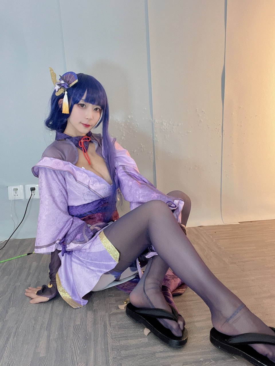 抖音14W粉 #羊小雪 微密圈No.28期 雷电将军【16P+4V】 - 写真摄影作品第42张照片，photo 136953
