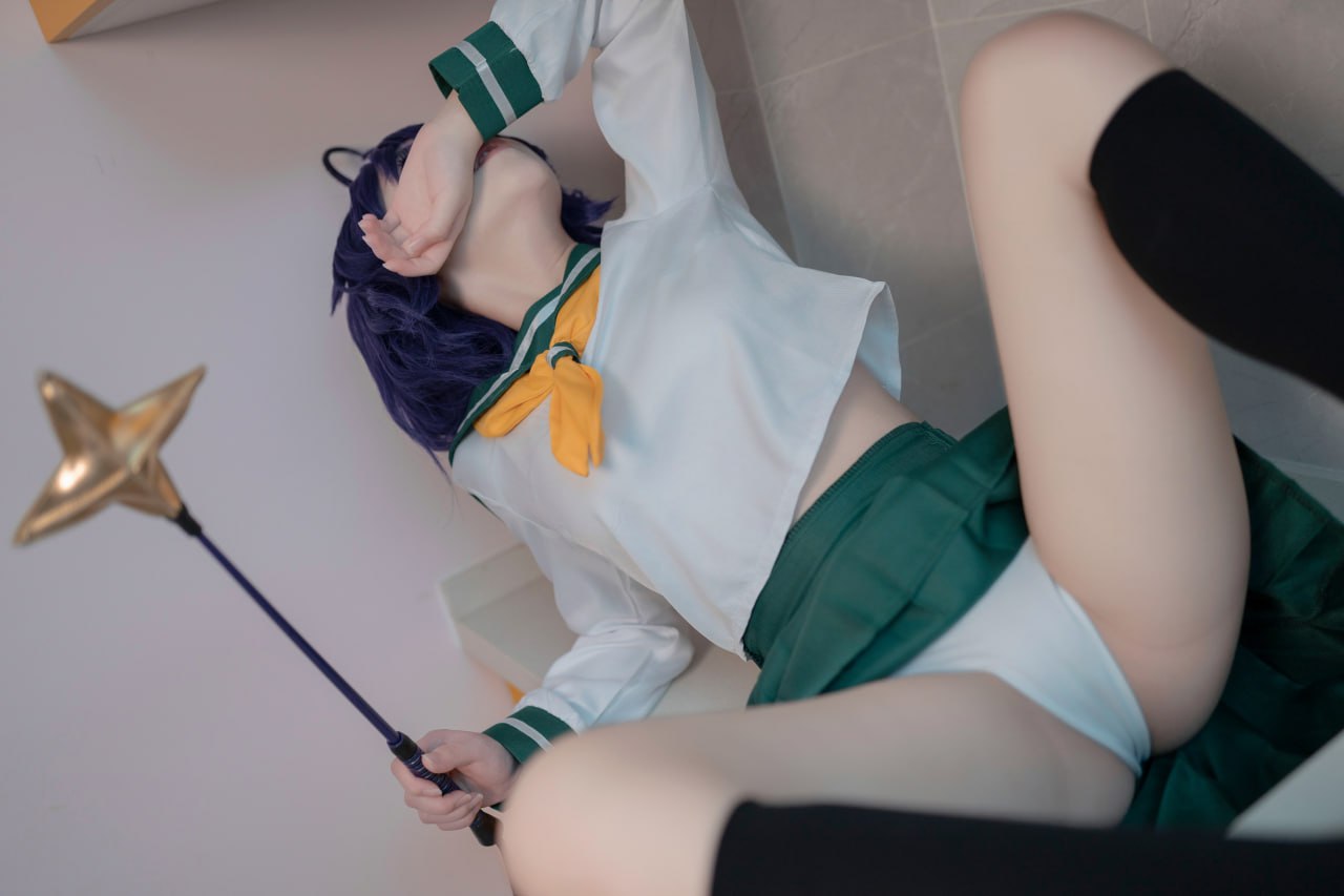 #Bangni邦尼   梦想成为魔法少女 柊舞缇娜 标签🏷 #白虎 #嫩穴 #Cosplay - 写真摄影作品第85张照片，photo 44464
