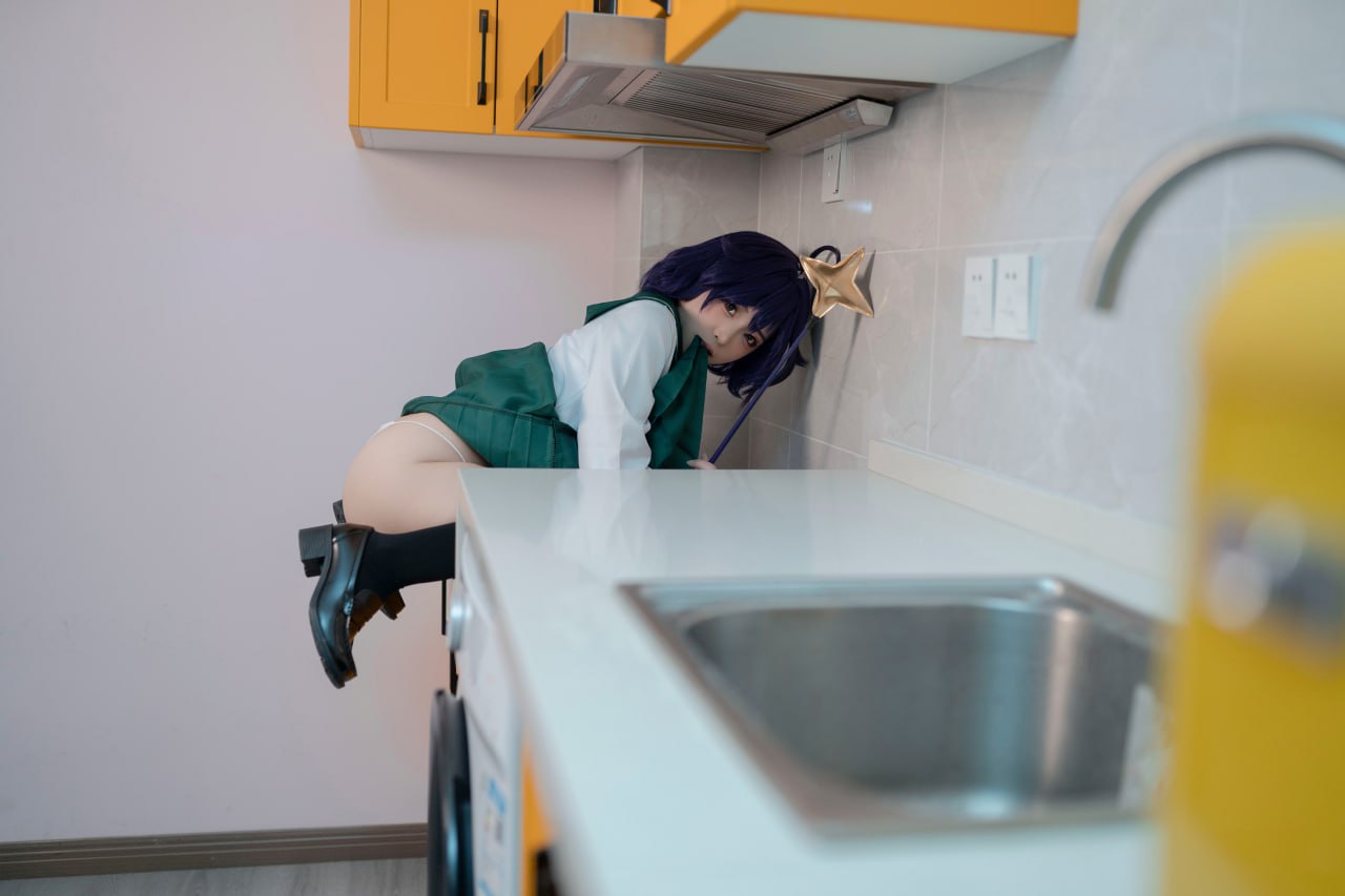 #Bangni邦尼   梦想成为魔法少女 柊舞缇娜 标签🏷 #白虎 #嫩穴 #Cosplay - 写真摄影作品第74张照片，photo 44472