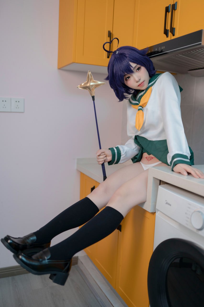 #Bangni邦尼   梦想成为魔法少女 柊舞缇娜 标签🏷 #白虎 #嫩穴 #Cosplay - 写真摄影作品第65张照片，photo 44484