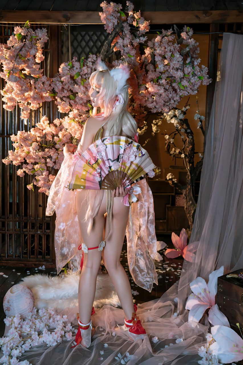 #七月喵子   核桃仁 标签🏷 #巨乳 #御姐 #猫耳 - 写真摄影作品第12张照片，photo 44943