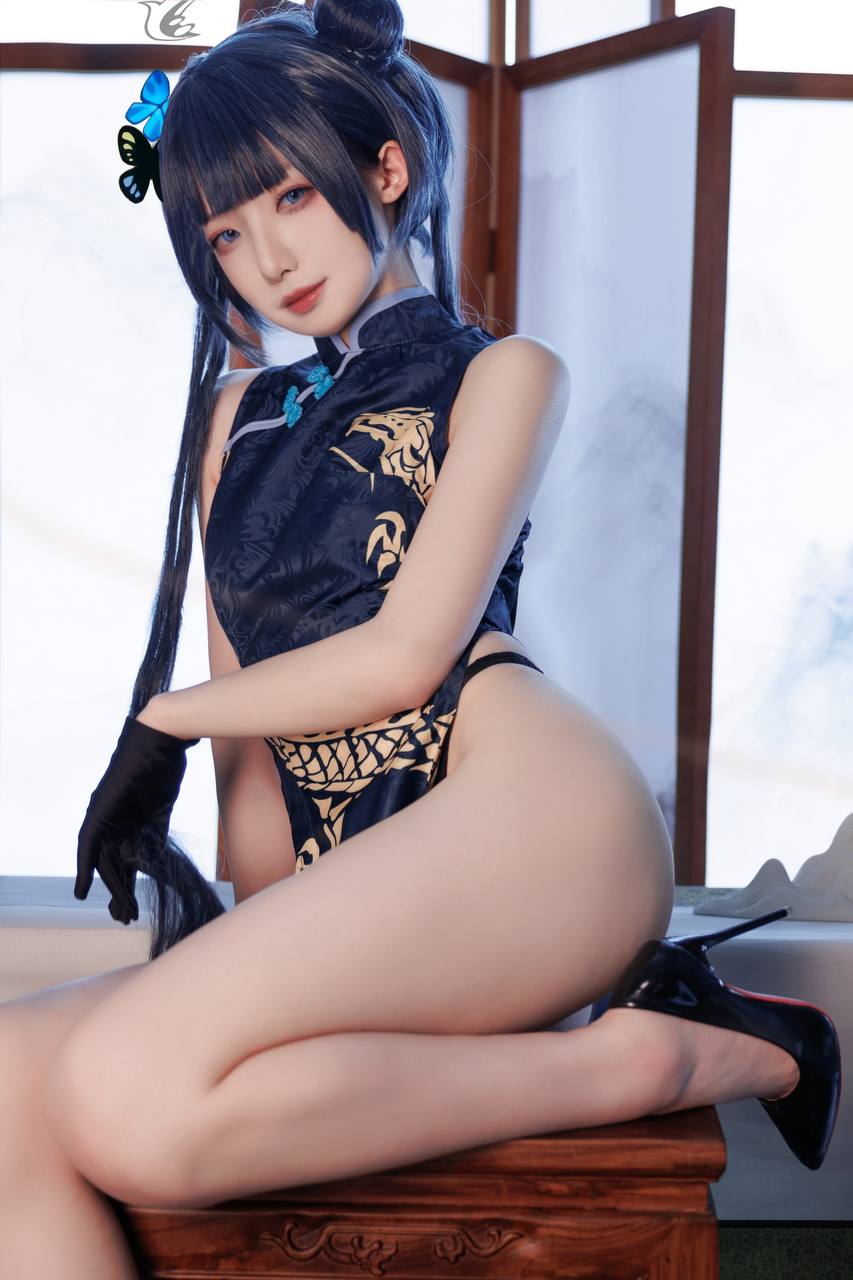 #封疆疆V 封疆疆 – 碧蓝档案 妃咲 [34P 348Mb] 标签🏷️#Cosplay #旗袍 #足控 - 写真摄影作品第40张照片，photo 29220