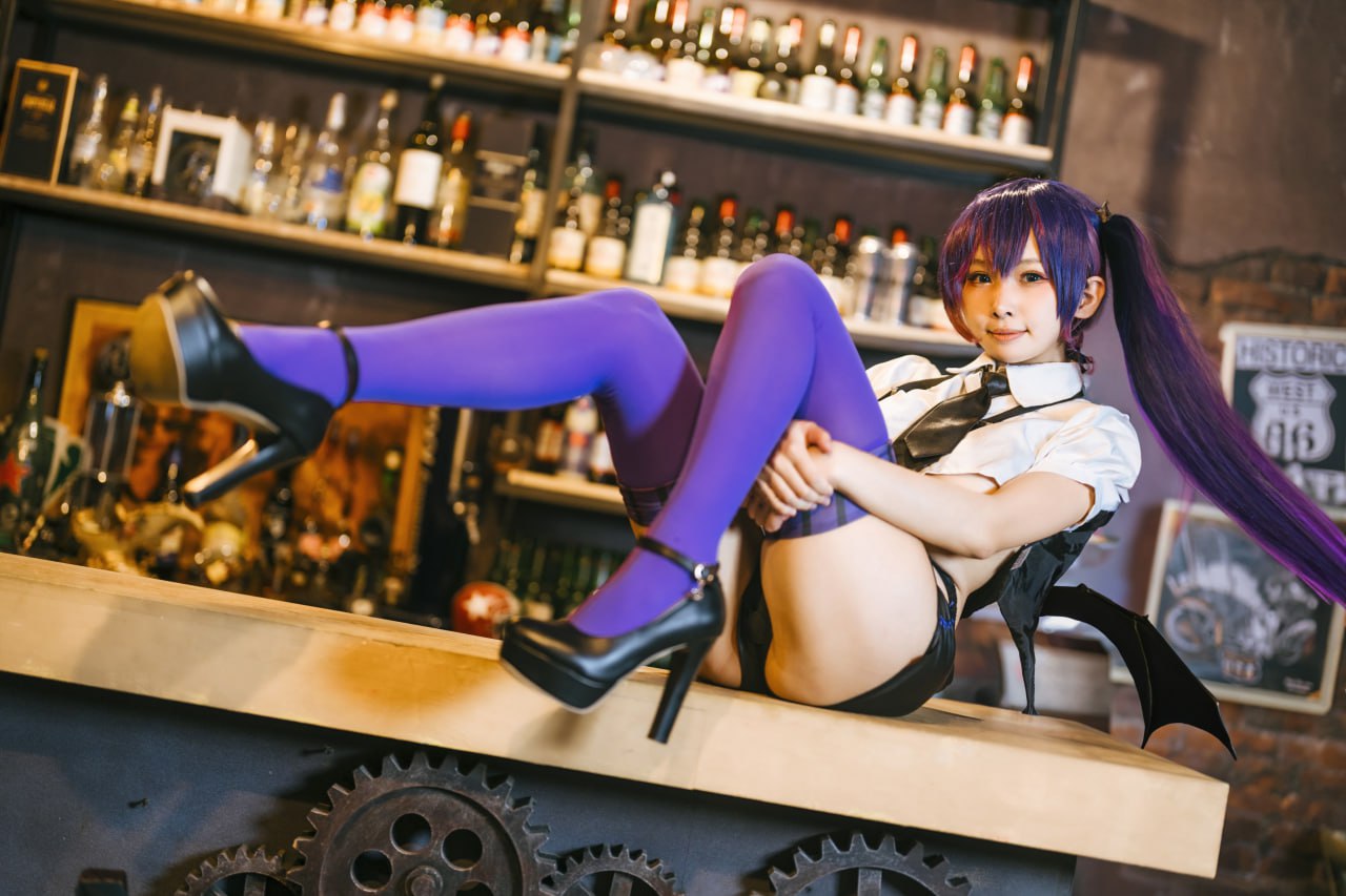 #慕慕Momo   The Little Devil Motaro 标签🏷 #巨乳 #美臀 #福利姬 - 写真摄影作品第46张照片，photo 45149