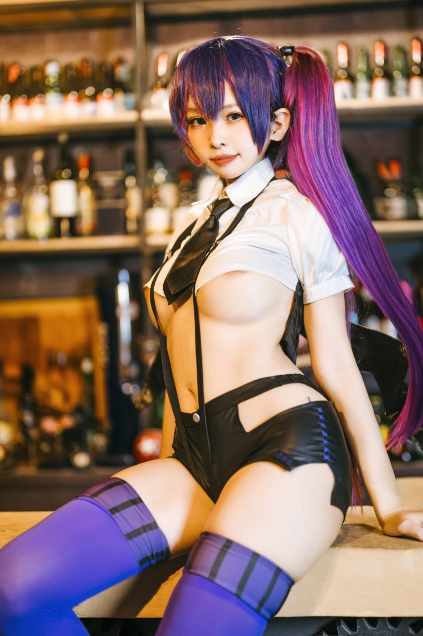 #慕慕Momo   The Little Devil Motaro 标签🏷 #巨乳 #美臀 #福利姬 - 写真摄影作品第34张照片，photo 45161