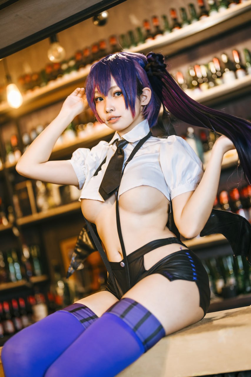 #慕慕Momo   The Little Devil Motaro 标签🏷 #巨乳 #美臀 #福利姬 - 写真摄影作品第33张照片，photo 45162