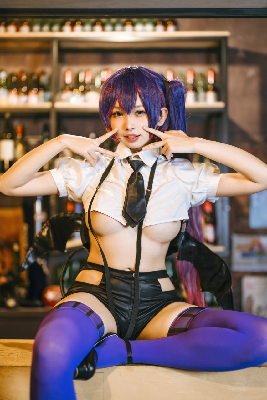 #慕慕Momo   The Little Devil Motaro 标签🏷 #巨乳 #美臀 #福利姬 - 写真摄影作品第32张照片，photo 45163
