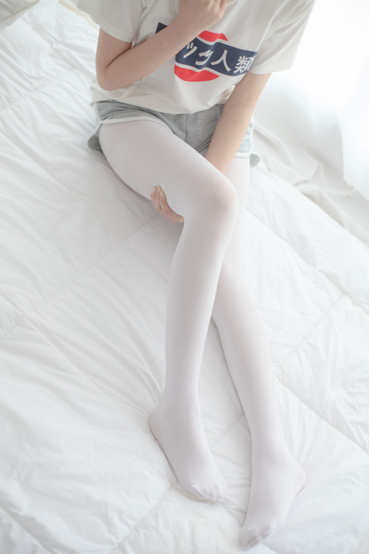 [少女秩序] vol.001 白丝休闲短裤 - 写真摄影作品第19张照片，P0011