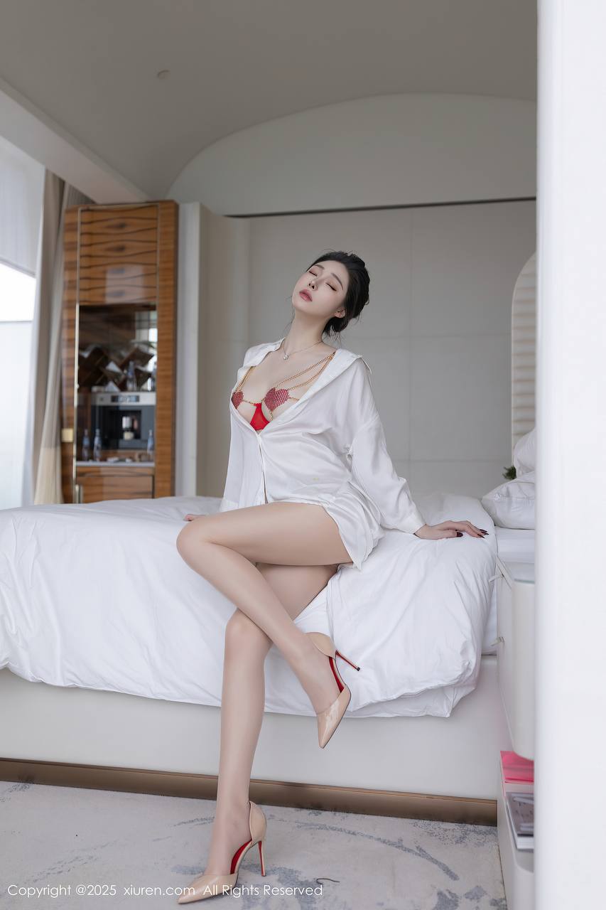#秀人网 #小逗逗 – 白里红 [85P 787Mb] 标签🏷️#肉丝 #模特 #胴体 - 写真摄影作品第98张照片，photo 28928