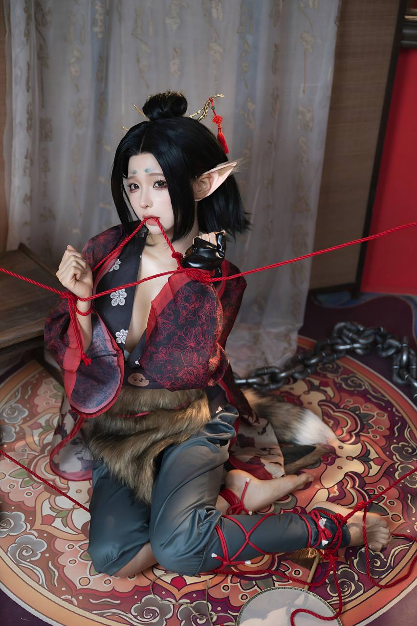 #蠢沫沫 No.376 – 黑神话 萍萍 [138P 966Mb] 标签🏷️#白虎 #蜜桃臀 #馒头穴 - 写真摄影作品第136张照片，photo 28719
