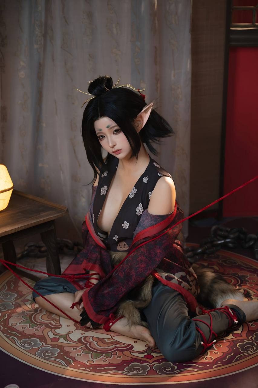#蠢沫沫 No.376 – 黑神话 萍萍 [138P 966Mb] 标签🏷️#白虎 #蜜桃臀 #馒头穴 - 写真摄影作品第88张照片，photo 28765