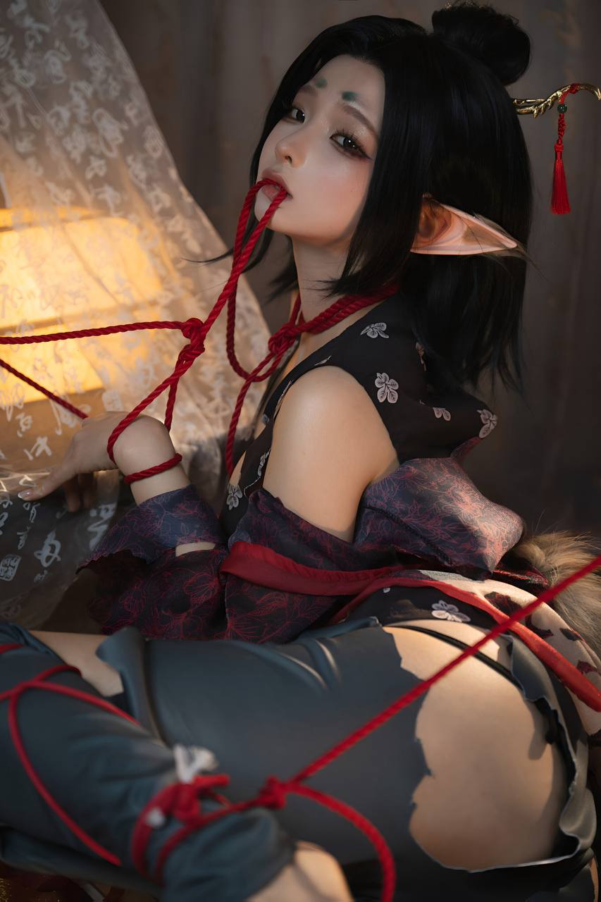 #蠢沫沫 No.376 – 黑神话 萍萍 [138P 966Mb] 标签🏷️#白虎 #蜜桃臀 #馒头穴 - 写真摄影作品第51张照片，photo 28805