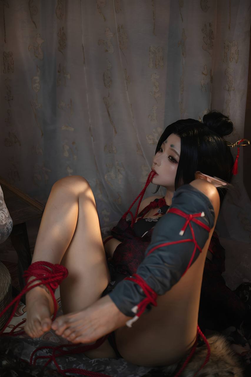 #蠢沫沫 No.376 – 黑神话 萍萍 [138P 966Mb] 标签🏷️#白虎 #蜜桃臀 #馒头穴 - 写真摄影作品第13张照片，photo 28840