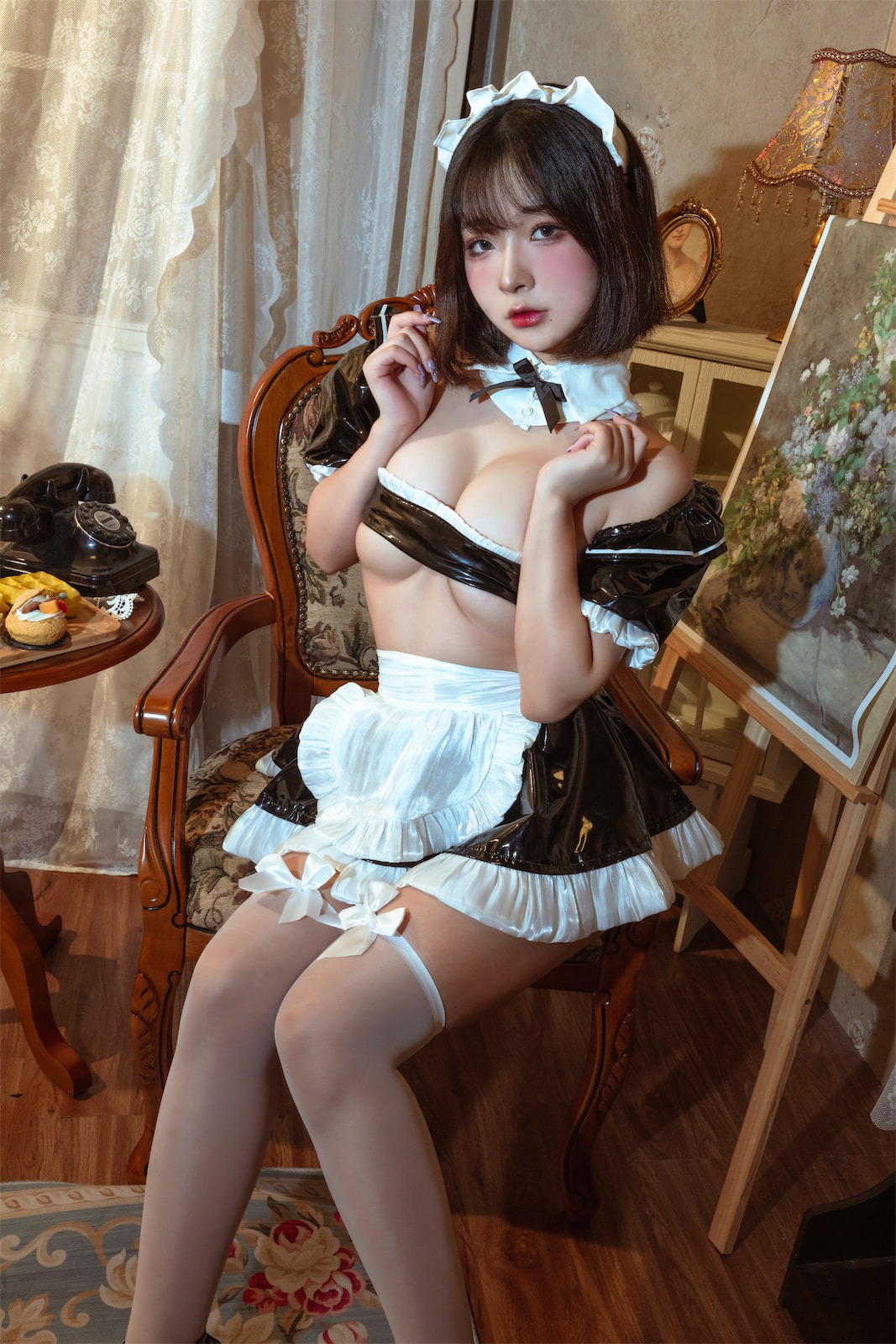 yuuhui玉汇 - 女仆假日 - 写真摄影作品第71张照片，04f58516d776593df7b23