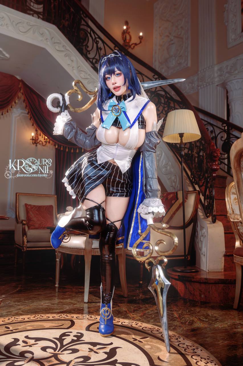 #Byoru Ouro Kronii [82P,21V 3.85Gb] 标签🏷️#蜜桃臀 #巨乳 #肥鲍 - 写真摄影作品第79张照片，photo 30262