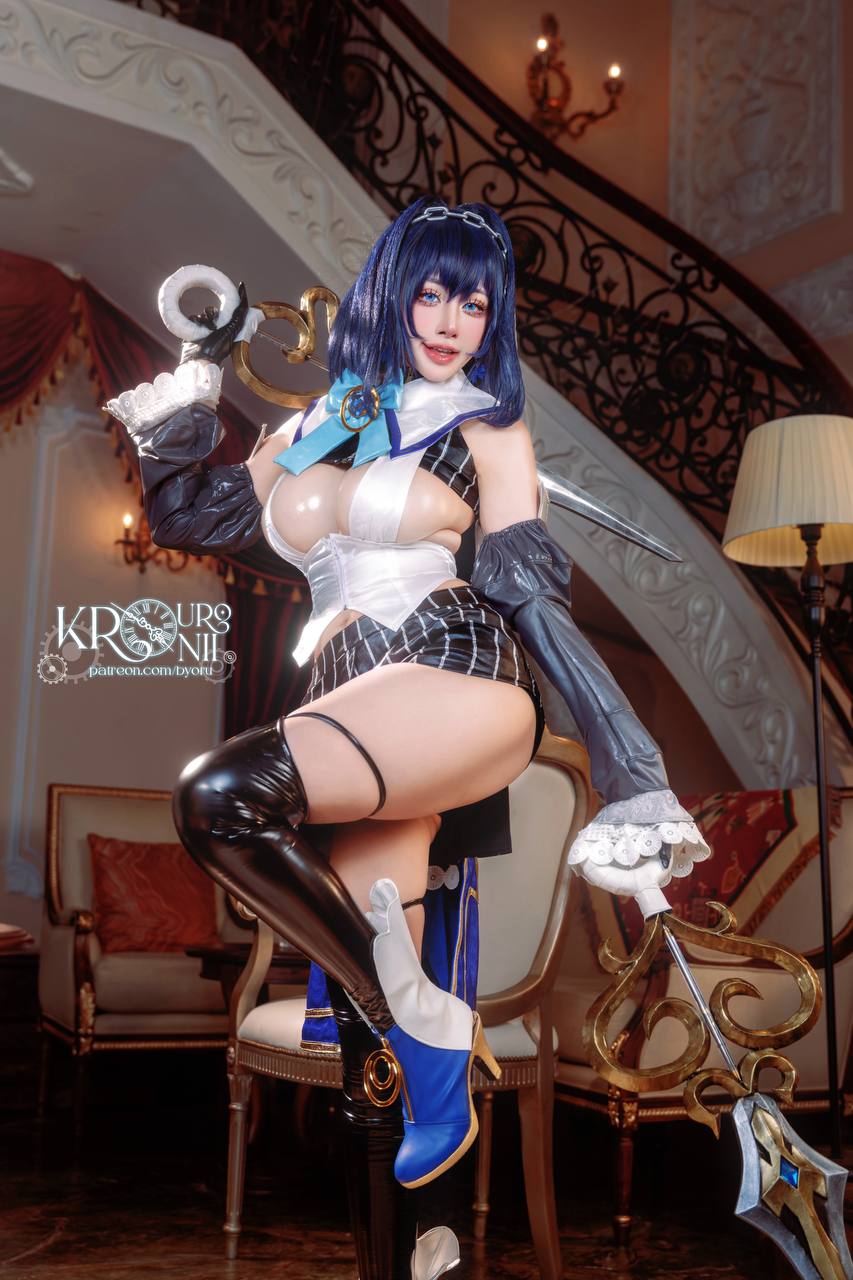 #Byoru Ouro Kronii [82P,21V 3.85Gb] 标签🏷️#蜜桃臀 #巨乳 #肥鲍 - 写真摄影作品第78张照片，photo 30263