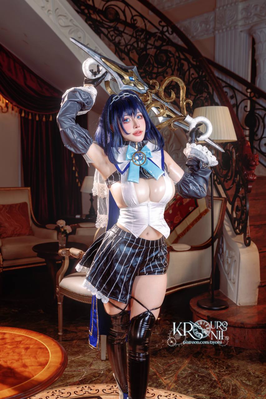 #Byoru Ouro Kronii [82P,21V 3.85Gb] 标签🏷️#蜜桃臀 #巨乳 #肥鲍 - 写真摄影作品第76张照片，photo 30265