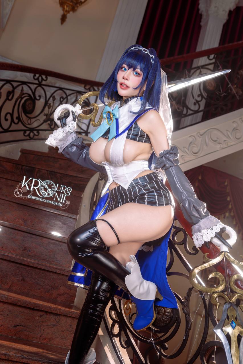 #Byoru Ouro Kronii [82P,21V 3.85Gb] 标签🏷️#蜜桃臀 #巨乳 #肥鲍 - 写真摄影作品第66张照片，photo 30276