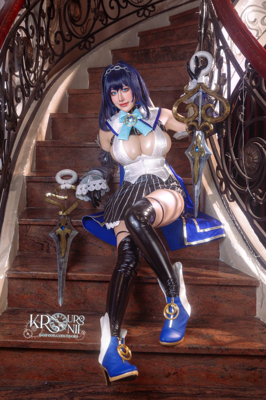 #Byoru Ouro Kronii [82P,21V 3.85Gb] 标签🏷️#蜜桃臀 #巨乳 #肥鲍 - 写真摄影作品第65张照片，photo 30277