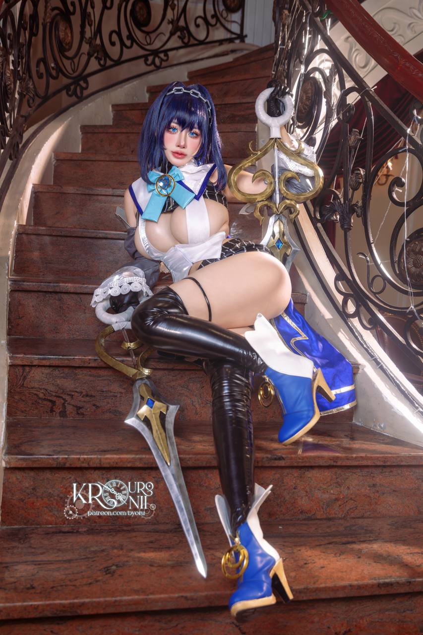#Byoru Ouro Kronii [82P,21V 3.85Gb] 标签🏷️#蜜桃臀 #巨乳 #肥鲍 - 写真摄影作品第62张照片，photo 30280