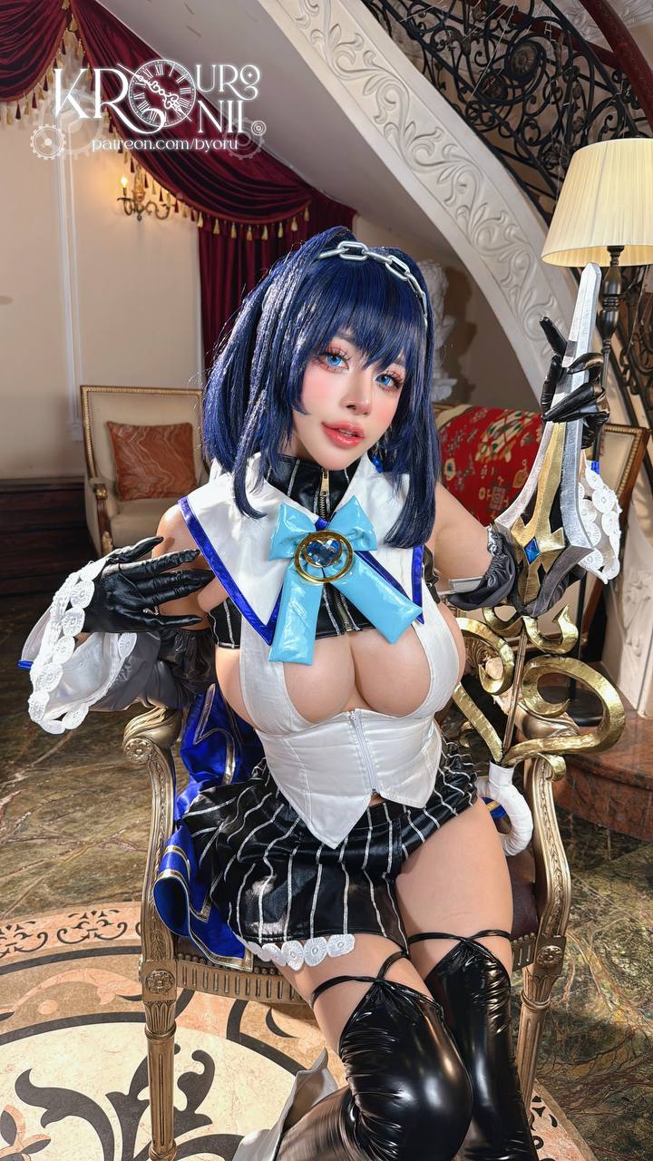 #Byoru Ouro Kronii [82P,21V 3.85Gb] 标签🏷️#蜜桃臀 #巨乳 #肥鲍 - 写真摄影作品第28张照片，photo 30323