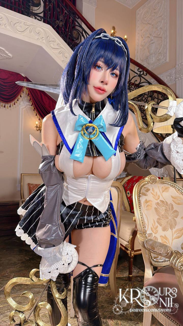 #Byoru Ouro Kronii [82P,21V 3.85Gb] 标签🏷️#蜜桃臀 #巨乳 #肥鲍 - 写真摄影作品第23张照片，photo 30328